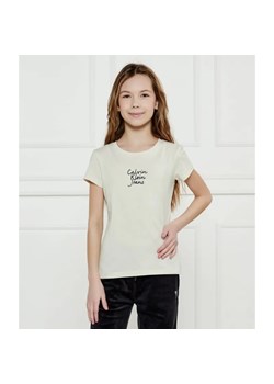 Calvin Klein Jeans T-shirt | Slim Fit ze sklepu Gomez Fashion Store w kategorii Bluzki dziewczęce - zdjęcie 185003328
