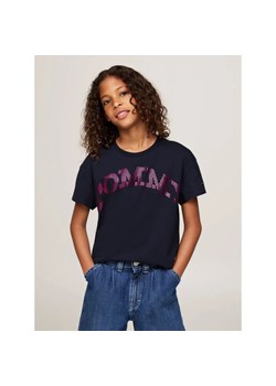 Tommy Hilfiger T-shirt | Regular Fit ze sklepu Gomez Fashion Store w kategorii Bluzki dziewczęce - zdjęcie 185003516
