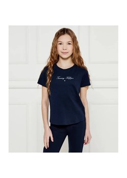 Tommy Hilfiger T-shirt | Slim Fit ze sklepu Gomez Fashion Store w kategorii Bluzki dziewczęce - zdjęcie 185003579