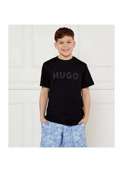 HUGO KIDS T-shirt | Regular Fit ze sklepu Gomez Fashion Store w kategorii T-shirty chłopięce - zdjęcie 185003796