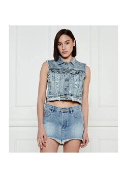 One Teaspoon Jeansowa kamizelka Acid Blue | Cropped Fit ze sklepu Gomez Fashion Store w kategorii Kamizelki damskie - zdjęcie 185003825