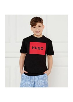 HUGO KIDS T-shirt | Regular Fit ze sklepu Gomez Fashion Store w kategorii T-shirty chłopięce - zdjęcie 185004007
