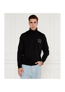 HUGO Wełniany sweter San Toby-L | Relaxed fit ze sklepu Gomez Fashion Store w kategorii Swetry męskie - zdjęcie 185004026