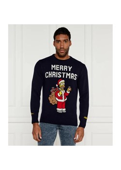 ST.Barth Sweter Heron ST. BARTH X THE SIMPSONS | Regular Fit | z dodatkiem wełny i kaszmiru ze sklepu Gomez Fashion Store w kategorii Swetry męskie - zdjęcie 185004486