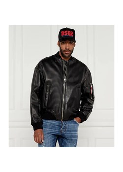 Dsquared2 Skórzana kurtka bomber | Regular Fit ze sklepu Gomez Fashion Store w kategorii Kurtki męskie - zdjęcie 185004577