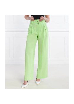 Marc Cain Lniane spodnie | flare fit ze sklepu Gomez Fashion Store w kategorii Spodnie damskie - zdjęcie 185004607