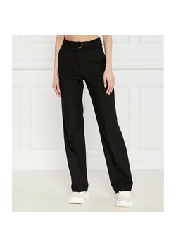 HUGO Spodnie Huglia | Regular Fit ze sklepu Gomez Fashion Store w kategorii Spodnie damskie - zdjęcie 185004837