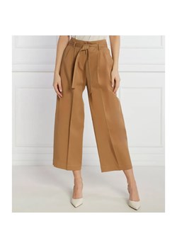 BOSS BLACK Spodnie z paskiem Tenoy | Relaxed fit ze sklepu Gomez Fashion Store w kategorii Spodnie damskie - zdjęcie 185005137