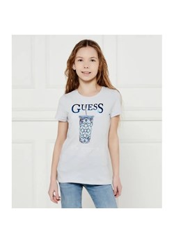 Guess T-shirt | Regular Fit ze sklepu Gomez Fashion Store w kategorii Bluzki dziewczęce - zdjęcie 185005216