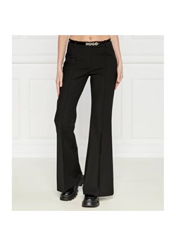 HUGO Spodnie Hosena | flare fit ze sklepu Gomez Fashion Store w kategorii Spodnie damskie - zdjęcie 185005365