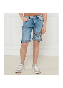 Guess Jeansowe szorty | Regular Fit | z dodatkiem lnu ze sklepu Gomez Fashion Store w kategorii Spodenki chłopięce - zdjęcie 185005415