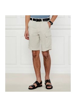 BOSS ORANGE Lniane szorty Sisla-9-Cargo | Relaxed fit ze sklepu Gomez Fashion Store w kategorii Spodenki męskie - zdjęcie 185005479