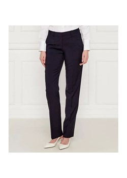 BOSS BLACK Wełniane spodnie Tameah | Slim Fit ze sklepu Gomez Fashion Store w kategorii Spodnie damskie - zdjęcie 185005599