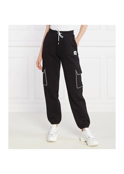 Karl Lagerfeld Spodnie dresowe ikonik 2.0 | Loose fit ze sklepu Gomez Fashion Store w kategorii Spodnie damskie - zdjęcie 185005658