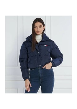 Tommy Jeans Puchowa kurtka 2w1 BADGE CROP VEST DOWN PUFFER | Cropped Fit ze sklepu Gomez Fashion Store w kategorii Kurtki damskie - zdjęcie 185005987