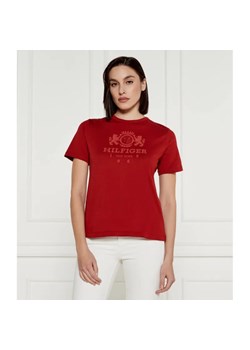 Tommy Hilfiger T-shirt | Regular Fit ze sklepu Gomez Fashion Store w kategorii Bluzki damskie - zdjęcie 185006878