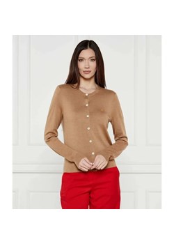 POLO RALPH LAUREN Wełniany kardigan LUNAR | Regular Fit ze sklepu Gomez Fashion Store w kategorii Swetry damskie - zdjęcie 185007077