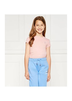 POLO RALPH LAUREN T-shirt | Regular Fit ze sklepu Gomez Fashion Store w kategorii Bluzki dziewczęce - zdjęcie 185007178