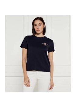 Gant T-shirt | Regular Fit ze sklepu Gomez Fashion Store w kategorii Bluzki damskie - zdjęcie 185007258