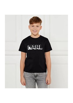 Karl Lagerfeld Kids T-shirt | Regular Fit ze sklepu Gomez Fashion Store w kategorii T-shirty chłopięce - zdjęcie 185007306