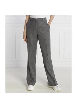 Calvin Klein Wełniane spodnie | Regular Fit ze sklepu Gomez Fashion Store w kategorii Spodnie damskie - zdjęcie 185007756