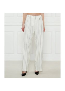 Joop! Spodnie Paris-X | flare fit | z dodatkiem lnu ze sklepu Gomez Fashion Store w kategorii Spodnie damskie - zdjęcie 185007839