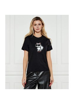 Karl Lagerfeld T-shirt IKON SKETCH CHOUPETTE | Regular Fit ze sklepu Gomez Fashion Store w kategorii Bluzki damskie - zdjęcie 185007969