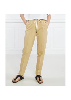 TWINSET Spodnie jogger | Slim Fit | z dodatkiem lnu ze sklepu Gomez Fashion Store w kategorii Spodnie damskie - zdjęcie 185007985