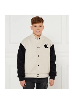 Calvin Klein Jeans Kurtka bomber HEATHER | Regular Fit ze sklepu Gomez Fashion Store w kategorii Kurtki chłopięce - zdjęcie 185008297