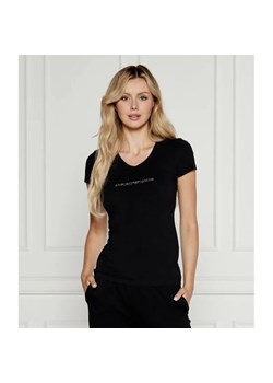 Emporio Armani T-shirt | Slim Fit ze sklepu Gomez Fashion Store w kategorii Bluzki damskie - zdjęcie 185009105