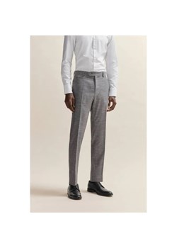 BOSS BLACK Wełniane spodnie H-Genius-241 | Regular Fit | z dodatkiem lnu ze sklepu Gomez Fashion Store w kategorii Spodnie męskie - zdjęcie 185009129