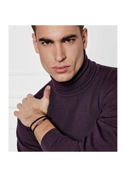 HUGO Skórzana bransoleta E-DOUBLEBRAID2-BRA ze sklepu Gomez Fashion Store w kategorii Bransolety - zdjęcie 185009706