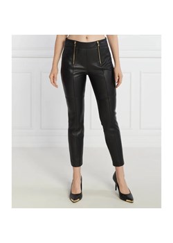 Pinko Skórzane spodnie | Slim Fit ze sklepu Gomez Fashion Store w kategorii Spodnie damskie - zdjęcie 185009719