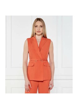 Liu Jo Kamizelka | Regular Fit | z dodatkiem lnu ze sklepu Gomez Fashion Store w kategorii Kamizelki damskie - zdjęcie 185009939
