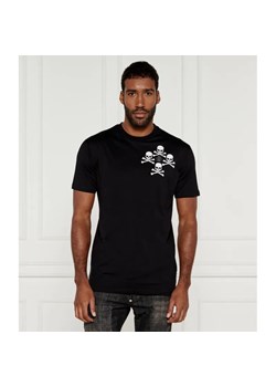 Philipp Plein T-shirt Skull&Bones | Regular Fit ze sklepu Gomez Fashion Store w kategorii T-shirty męskie - zdjęcie 185010437