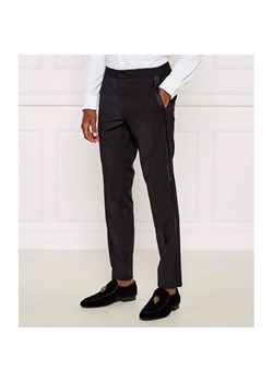 HUGO Wełniane spodnie Hesten224E1X | Extra slim fit ze sklepu Gomez Fashion Store w kategorii Spodnie męskie - zdjęcie 185010739