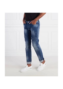 Philipp Plein Jeansy Denim Trousers Super Straight Cut Skull&Bones ze sklepu Gomez Fashion Store w kategorii Jeansy męskie - zdjęcie 185011217