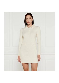 Pinko Sukienka YORK CHOCOLATE | z dodatkiem wełny ze sklepu Gomez Fashion Store w kategorii Sukienki - zdjęcie 185011325