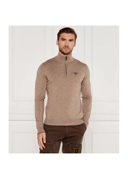 Aeronautica Militare Wełniany sweter | Regular Fit ze sklepu Gomez Fashion Store w kategorii Swetry męskie - zdjęcie 185011329