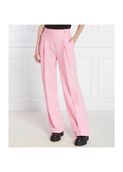 HUGO Spodnie Havira | Relaxed fit | z dodatkiem lnu ze sklepu Gomez Fashion Store w kategorii Spodnie damskie - zdjęcie 185011646