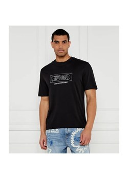 Hugo Blue T-shirt Nufrancos | Regular Fit ze sklepu Gomez Fashion Store w kategorii T-shirty męskie - zdjęcie 185011938