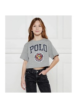 POLO RALPH LAUREN T-shirt | Cropped Fit ze sklepu Gomez Fashion Store w kategorii Bluzki dziewczęce - zdjęcie 185012109
