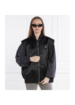 Calvin Klein Jeans Satynowy bezrękawnik | Loose fit ze sklepu Gomez Fashion Store w kategorii Kamizelki damskie - zdjęcie 185012196