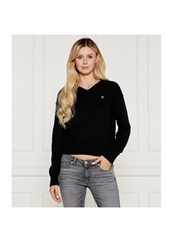 Calvin Klein Jeans Sweter EMBRO | Regular Fit ze sklepu Gomez Fashion Store w kategorii Swetry damskie - zdjęcie 185012399