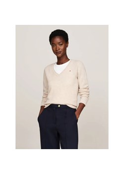 Tommy Hilfiger Wełniany sweter | Regular Fit ze sklepu Gomez Fashion Store w kategorii Swetry damskie - zdjęcie 185012796