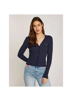 Tommy Jeans Kardigan ESSENTIAL | Slim Fit ze sklepu Gomez Fashion Store w kategorii Swetry damskie - zdjęcie 185013167
