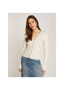 Tommy Jeans Kardigan ESSENTIAL | Slim Fit ze sklepu Gomez Fashion Store w kategorii Swetry damskie - zdjęcie 185013248