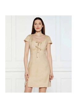 GUESS Lniana sukienka ISABEAU ze sklepu Gomez Fashion Store w kategorii Sukienki - zdjęcie 185013259