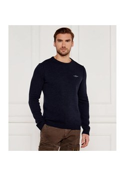 Aeronautica Militare Wełniany sweter | Regular Fit ze sklepu Gomez Fashion Store w kategorii Swetry męskie - zdjęcie 185013295