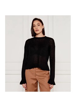 Pinko Sweter BLU DI RUSSIA | Regular Fit | z dodatkiem jedwabiu i kaszmiru ze sklepu Gomez Fashion Store w kategorii Swetry damskie - zdjęcie 185013477